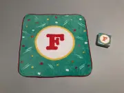 INITIAL F Compressed Magic Towel **FREE POSTAGE**