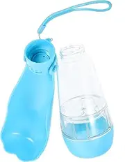 POPETPOP Leak Outdoor Pet Water Dispenser Food Bottle Portable Dog Travel Cup for Hydration Feeding Safe Durable The Go