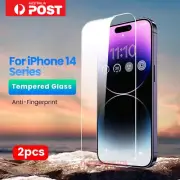 2x Tempered Glass Screen Protector For iPhone 16 15 14 13 12 11 Pro XS Max XR X