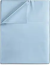 King Size Flat Sheet - Single Flat Sheet King - King Flat Sheet Only - Flat Sheet Deep Pocket - Flat Sheet for King Mattress - Softer Than Egyptian Cotton - King - 1 Flat Sheet Only King