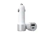 Satechi 72W USB-C PD Car Charger for Samsung S9 S9 Plus Apple iPhone X XS Silver