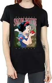 [Snow White And The Seven Dwarfs] Womens/Ladies Montage Cotton Boyfriend T-Shirt