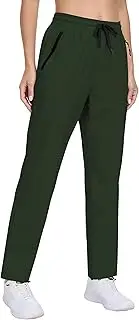 [TZDNI] Hiking Pants Women Lightweight Joggers with Pockets Water Resistant Quick Dry Stretch Active for Travel Outdoor HH23019W