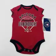 MLB Genuine Merchandise Arizona Diamondbacks Baby Girls 3-6 Months Bodysuit 2047