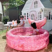 在飛比找樂天市場購物網優惠-游泳池 澳洲嬰兒童家用游泳池寶寶遮陽充氣海洋球池戲水池