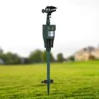 Solar/Battery Water Jet Sprayer Scarecrow Garden Pest Control Repellent Animals