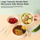 Portable Soup Bowl Dishwasher Safe Ramen Container Microwave Set with Strainer