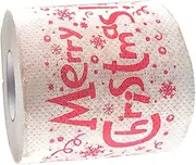 [CORHAD] Merry Christmas Tissue Roll Printed Paper 2-ply Christmas Toilet Paper for Living Room Bathroom Cafe Restaurant