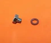 TRIUMPH RIGID PRE UNIT FORK STANCHION FILLER PLUG FIBRE WASHER 97-0519A UK MADE