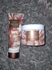 VICTORIA'S SECRET Vanilla Bean & Macadamia BODY Scub & BUTTER new