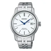 在飛比找momo購物網優惠-【SEIKO 精工】Presage琺瑯錶盤自動機械錶/40.