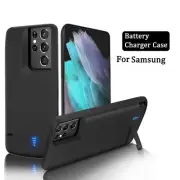 Battery Charger Case For Samsung S9 S10 S20 S21 FE S22 S23 Note 20 8 9 10 Ultra