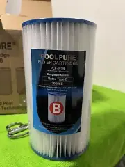 6PK POOLPURE PLF-INTB Pool Filter Washable Replace for INTEX Type B 29005E