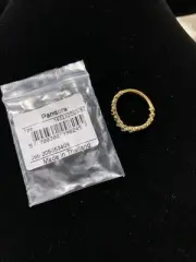 NEW Pandora Gold Regal Swirl Tiara Cubic Zirconia Ring Sz 6
