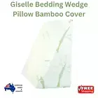 Giselle Bedding Wedge Pillow Bamboo Cover Comfort Rest Back leg Support Body