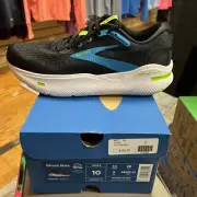 Brooks Ghost Max - Mens Size 10 - Black/Atomic Blue/Jasmine - 1104061D060