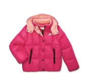 Reebok Girls Pink Puffer Winter Jacket NWT Size 14/16