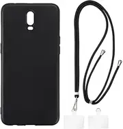 Crossbody/Neck Strap TPU Phone Case Combo Compatible with Oppo R17, Shockproof Protective Cover with Adjustable Lanyard
