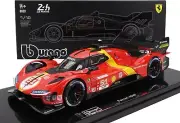 Ferrari 499P 3.0l Turbo V6 1/18 Scale AF Corse # 51 Winner 24h Le Mans 2023