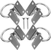 BIUDECO Horse Tie Ring Set Horse Supplies Heavy Duty Hardware Quick Easy Installation