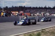Jody Scheckter Tyrrell 007 Ford leads Patrick Depailler Tyrrell 0- 1979 Photo 16