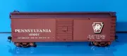 ATLAS 7496-4 "O" Pennsylvania PRR 40' Steel Re-Built Box Car #106742 2-Rail