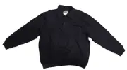 Snap' N' Wear Quarter Zip Collared Pullover Navy XL