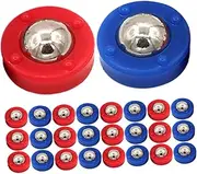 MUSISALY Family Game Fun 40pcs Shuffleboard Table Soccer Rollers Steel Plastic Perfect for Boys and Girls' Hand-Eye Coordination