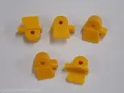 5 Accuturn Tire Changer Inserts Mount Demount Head HD Yellow Poly Rim Protector