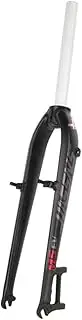 Mountain Bike Rigid Fork 26 27.5 MTB Fork Disc V Brake Dual-use Aluminum Alloy Front Fork 1-1/8" Straight Steerer QR 9x100mm Lightweight Bicycle Fork 825g(Red,27.5'')
