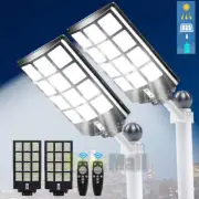 1/2PK LED Solar PIR Motion Sensor Wall Light Outdoor Street Garden Security Lamp