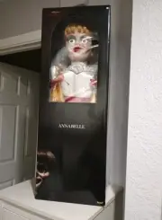 The Conjuring Life-Sized Annabelle Doll Halloween Decor Spirit Halloween