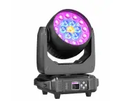DMX RGBW 4 in 1 LED Wash Zoom Moving Head Beam Light - DJ Party Stage Light