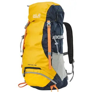 【Jack wolfskin 飛狼】Nistos 健行背包 登山背包 48L『黃色』