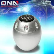 NRG ANODIZED TYPE-M STYLE SHORT THROW 5/6-SPEED GEAR SHIFTER SHIFT KNOB SILVER