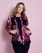 Phoenix Corduroy Jacket - Berry Bloom