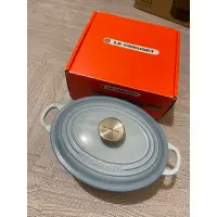 在飛比找蝦皮購物優惠-le creuset 海岸藍 橢圓鍋 23cm 鑄鐵鍋