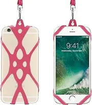 [Remeel] Phone Lanyard Strap with Universal Silicone Case Holder for iPhone Samsung NOKIA Motorola HUAWEI and Even Smartphone