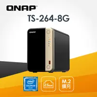 在飛比找PChome24h購物優惠-[搭WD 紅標Plus 8TB*2 QNAP TS-264-