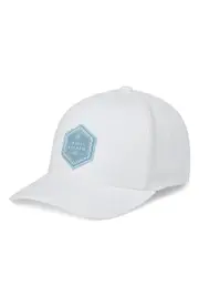 TravisMathew Pier Imagination Snapback Baseball Cap in White at Nordstrom One Size