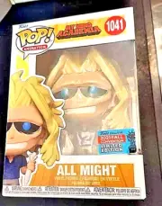 All Might with Umbrella Bag Funko Pop 1041 gamestop NYCC my hero academia anime