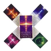 Healing Energy Oracle Cards A 54 Tarot English Visions Divination Edition Deck Borad Games For Party