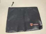 Fireproof / Waterproof Money Bag for Cash with Zipper Black Document Pouch NIP