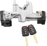 Lock Cylinder for Honda Civic 2014-2015, Ignition Switch Lock Cylinder Switch with 2 Keys 06351-T6P-H01