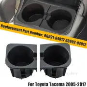 Pair Center Console Cup Holder Insert Right & Left For Toyota Tacoma 2005-2017