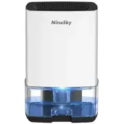 NineSky Dehumidifier,30 OZ Dehumidifiers for Bathroom Bedroom, Dehumidifier w...