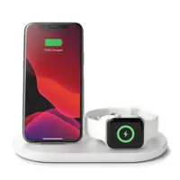 在飛比找蝦皮商城優惠-Belkin 3合1 Qi無線充電器 iPhone Appl