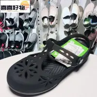 在飛比找Yahoo!奇摩拍賣優惠-Crocs卡駱馳伊莎貝拉洞洞沙灘鞋厚底涼鞋拖鞋204939~