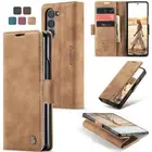 For Samsung Galaxy Z Fold6 Fold5 Fold4 Leather Wallet Case Magnetic Flip Cover