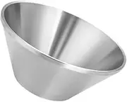 AUTSUPPL Korean Style Stainless Steel Ice Cream Bowl Household Dessert Bowl for Salad Smooth Touch Easy Clean Kitchen Essential for Fruit and Iced Treats